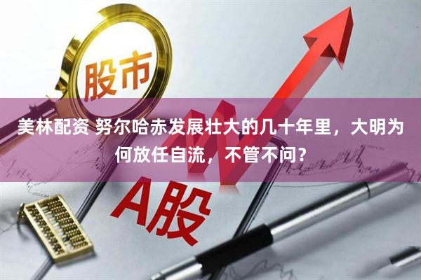 美林配资 努尔哈赤发展壮大的几十年里，大明为何放任自流，不管不问？